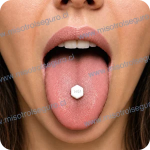 Tratamiento sublingual: pastilla de misotrol bajo la lengua